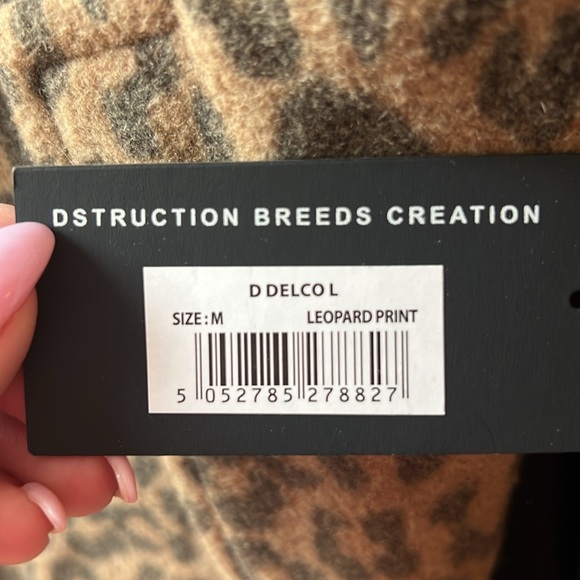 D/Struct UNISEX LEOPARD PRINT COAT | LEOPARD PRINT - Picture 4 of 6